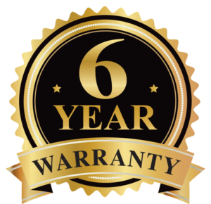 All Dryers now include an industry-leading 6 Year Warranty!